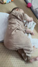 童泰（TONGTAI）嬰兒連體衣夏季莫代爾棉寶寶衣服兒童休閑哈衣爬服提花棕色80cm 曬單實拍圖