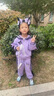 G.DUCKKIDS童裝女童春秋套裝庫洛米衣服兒童女寶寶秋季學院風中小童兩件套 紫色套裝 90 建議80-90cm1歲半-2歲 曬單實拍圖