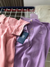 GANT/甘特【100%棉】夏季女士馬卡龍色運動休閑透氣短袖POLO衫 614粉色 M 曬單實拍圖