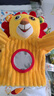 jollybaby 寶寶嬰兒玩具手偶安撫哄寶毛絨手指玩偶動物手套布偶 獅子手偶 曬單實拍圖