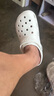 卡駱馳（crocs）經(jīng)典Clog男女洞洞鞋一腳蹬沙灘鞋CR10001-100 42.5 （42.5-43） 曬單實(shí)拍圖