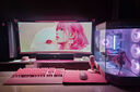 雷蛇（Razer）黑寡婦V3 機(jī)械鍵盤 游戲鍵盤 104鍵 RGB背光 游戲電競(jìng) 粉晶 綠軸 帶腕托 曬單實(shí)拍圖