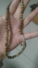 柚霓靈隱寺靜心綠檀木手串女正品本命年轉(zhuǎn)運(yùn)珠手鏈男佛珠手鏈女送老婆 綠檀木手串J421【白粉禮盒】 曬單實(shí)拍圖