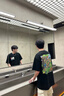 MEDMxNewmasus聯(lián)名蝶園漫步短袖T恤男女同款夏季潮牌情侶裝體恤衫 黑色-碟園漫步 L 建議105-135斤 曬單實拍圖
