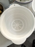 Lustro ware【原裝進(jìn)口】日本 瀝水籃洗菜籃塑料盆水果蔬菜清洗盆廚房收納籃 【兩件套】2000ml+3100ml 籃+盆 曬單實(shí)拍圖