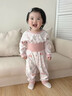 新生嬰兒秋衣套裝一歲寶寶秋裝兩件套幼兒秋冬季純棉衣服早秋睡衣 【高腰護(hù)肚】星云童話鎮(zhèn)粉 66 ：3-6個(gè)月 推薦體重：11-15斤 曬單實(shí)拍圖