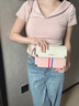GUSKI包包女包奢侈品牌斜挎包女2025新款高級(jí)單肩包生日禮物送女友老婆 粉色【Pink】 精美禮盒裝 曬單實(shí)拍圖