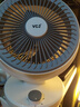 VCJ【德國品牌】空氣循環(huán)扇電風扇家用臺式桌面節(jié)能輕音風扇 機械旋鈕可搖頭3m線 DQ212R 曬單實拍圖