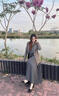 啄木鳥方扣單鞋女低跟2025年新款法式職業(yè)扣優(yōu)雅淺口方頭平底粗跟工作鞋 大象灰 37 曬單實(shí)拍圖