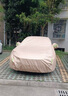 金雨保汽車車衣車罩加厚真牛津布防曬防雨隔熱防塵罩套通用四季遮陽全罩 香檳咖【600D雙層加厚真牛津布】+收納袋 專車專用（適用于市面99%車型） 曬單實拍圖