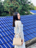 紀(jì)希哲輕奢包包女款2025年單肩包斜挎女包七夕情人節(jié)生日禮物送女友老婆 米白色 曬單實(shí)拍圖