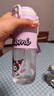 Hello Kitty小學(xué)生水杯高顏值塑料杯子男女兒童上學(xué)專用運動水杯雙飲杯600ml 曬單實拍圖