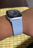 【99成新】Apple/蘋果 Watch Series 10 智能手表GPS款42毫米銀色鋁金屬表殼青云色回環(huán)式運(yùn)動表帶MX1L3CH/B  曬單實(shí)拍圖