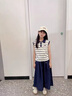 熙克賓威女童夏套裝2025新款女孩衣服洋氣夏薄款上衣冰絲闊腿褲女大童夏季 上衣+褲子 薄款 130 曬單實(shí)拍圖