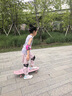 小狀元陸地沖浪板兒童初學(xué)者女生滑板車路沖板男陸沖板小學(xué)生生日禮物 升級S7支架【霉霉熊】閃光刷街 曬單實拍圖