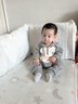幼歌（YOUGE）嬰幼兒秋季新款卡通刺繡親膚柔軟連體衣舒適寬松爬服潮 灰色 66cm 曬單實拍圖