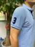 U.S. POLO ASSN.保羅POLO衫男夏季休閑透氣短袖經(jīng)典潮流上衣男裝 淺藍(lán)壓膠領(lǐng)013 L 175/96A-120/135斤 曬單實(shí)拍圖
