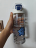 富光塑料水杯tritan兒童水杯男女小學(xué)生大容量杯子夏季便攜防摔620ml 曬單實(shí)拍圖
