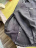 啄木鳥(niǎo)秋冬季男士牛仔外套新款純色棉質(zhì)寬松簡(jiǎn)約時(shí)尚復古休閑上衣夾克男 黑色 XL （150-170斤） 曬單實(shí)拍圖
