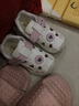 迷你巴拉迷你巴拉巴拉童鞋2025夏季新款女童包頭涼鞋嬰幼兒學步鞋 粉色 曬單實拍圖