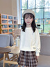 巴拉巴拉balaOne童裝兒童毛衫女童2025冬新款毛衣打底衫男針織衫 奶白10501 120 曬單實(shí)拍圖