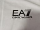 阿瑪尼（ARMANI）EA7 男士立領(lǐng)拉鏈運(yùn)動套裝休閑外套運(yùn)動衛(wèi)褲套裝男裝6DPV57 PJVRZ 21BA 白色/黑色LOGO膠印 XL 曬單實拍圖
