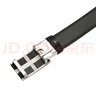 萬(wàn)寶龍（MONTBLANC）自動(dòng)扣腰帶 經(jīng)典男士商務(wù)休閑牛皮板扣腰帶 送男友節日禮物 120*3.0CM可自由裁剪黑色118421 曬單實(shí)拍圖