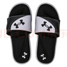 安德瑪（Under Armour）拖鞋男 時尚簡約舒適透氣運動休閑涼拖一字拖 3022711-002 44 曬單實拍圖