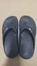 人字拖2025新款外穿出門(mén)男潮款人字拖防滑耐磨厚底夾腳涼拖 藍灰色（舒適柔軟） 40-41 (適合40/41腳穿) 曬單實(shí)拍圖