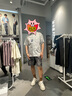 森馬（Semir）森柔牛仔|商場(chǎng)同款牛仔襯衫男2025夏季短袖襯衣涼感103325104101 曬單實(shí)拍圖