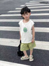 FIDQIOG品牌男童夏季炸街潮運(yùn)動(dòng)短袖兩件套2025新款 藍(lán)色 170 cm 曬單實(shí)拍圖