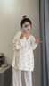 煦凜日本月子襪孕婦夏季薄款純棉寬松口產(chǎn)后長(zhǎng)筒產(chǎn)婦不勒腳純棉中筒襪 本白*4 曬單實(shí)拍圖
