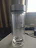希諾雙層玻璃杯男家用商務(wù)辦公泡茶杯子過濾車載水杯XN-9302 345mL 曬單實拍圖