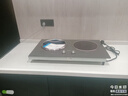 美的（Midea）電磁爐 家用嵌入式電磁灶磁陶雙灶 臺(tái)式雙頭電磁灶電陶爐家用電灶臺(tái)雙灶電磁爐灶 【左電右陶】MC-DZ35AT09P 曬單實(shí)拍圖