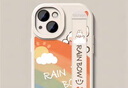 孜泰 適用蘋(píng)果15手機(jī)殼iphone15Promax保護(hù)套腕帶支架二合一全包防摔個(gè)性軟殼 【彩虹腕帶】白色 曬單實(shí)拍圖