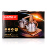 金灶（KAMJOVE）自動(dòng)上水燒水壺電熱水壺 茶具電茶爐保溫恒溫0.9L電茶盤 全智能電茶爐燒水壺V2 20*37 曬單實(shí)拍圖