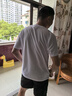 速干衣運(yùn)動(dòng)服套裝男休閑兩件套夏裝透氣T恤短袖短褲跑步籃球服男 白色-單套 2XL 【135-150斤】 曬單實(shí)拍圖