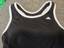 adidas綜合訓練低強度二合一運動美背內(nèi)衣背心女阿迪達斯官方   黑色/白   M M AB 曬單實拍圖