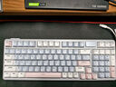 雷柏（Rapoo）V700DIY-98無(wú)線機(jī)械鍵盤有線藍(lán)牙三模gasket客制化7層填充消音全鍵熱插拔電競(jìng)游戲辦公鍵盤 藍(lán)灰粉 曬單實(shí)拍圖