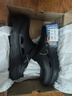 斯凱奇（Skechers）男鞋 25年夏季新款運動(dòng)拖鞋厚底洞洞鞋時(shí)尚沙灘鞋休閑拖鞋鞋子男 全黑色/增高后跟大底 主推款 41 曬單實(shí)拍圖
