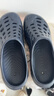 迪卡儂（DECATHLON）游泳男士涼鞋沙灘拖鞋洞洞鞋外穿NABD2028000深藍色網(wǎng)格款42碼 曬單實拍圖