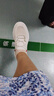 Pansy日本休閑鞋春季輕便舒適女鞋厚底防滑運(yùn)動鞋4223 白色 36  曬單實拍圖