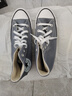 匡威（Converse）官方 All Star男女高幫帆布鞋銀霜灰灰色A02786C A02786C 39 曬單實拍圖