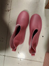 FOOTOPPO時尚雨鞋女短筒雨靴成人中筒水鞋女士防水膠鞋防滑水靴套鞋 曬單實拍圖