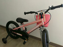 優(yōu)貝（RoyalBaby）兒童自行車小孩單車男女童車腳踏車山地車 3-6-7-10歲小皇冠 粉色 16寸（輔輪+腳撐） 曬單實(shí)拍圖