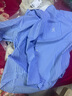 森馬（Semir）長袖襯衫女中長款條紋純棉2025春季刺繡oversize襯衣109125105002 曬單實拍圖