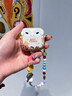 京川旭適用airpods4保護殼蘋(píng)果耳機套卡通小動(dòng)物帶掛繩可愛(ài)磨砂殼全包新款四代降噪藍牙耳機套 米白色【Q版頭像】送卡通掛繩 曬單實(shí)拍圖