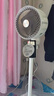 創(chuàng)維【全屋驅(qū)蚊】空氣循環(huán)扇家用電風(fēng)扇落地扇2025新款大風(fēng)量語音遙控輕音節(jié)能臥室小風(fēng)扇Q522 白咖色 曬單實拍圖