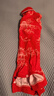 全棉時代新生嬰兒衣服禮盒嬰兒用品寶寶用品大全新年節(jié)慶禮盒 亭臺畫卷紅底（五件套） 059 曬單實拍圖