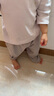 童泰（TONGTAI）嬰兒套裝四季衣服內(nèi)衣兒童家居上衣褲子TS41J152-DS灰色90cm 曬單實(shí)拍圖
